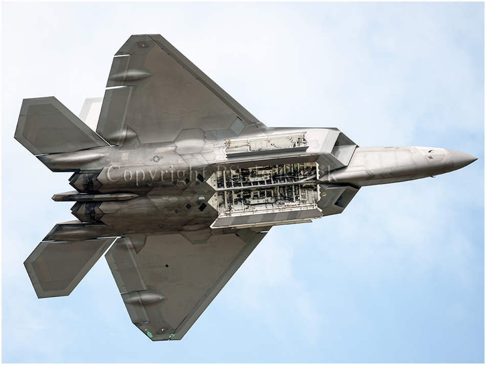 Lockheed Martin F22 Raptor stealth airplane